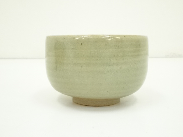平安良峰作  草花茶碗 共箱 平安良峰作 草花茶碗 共箱